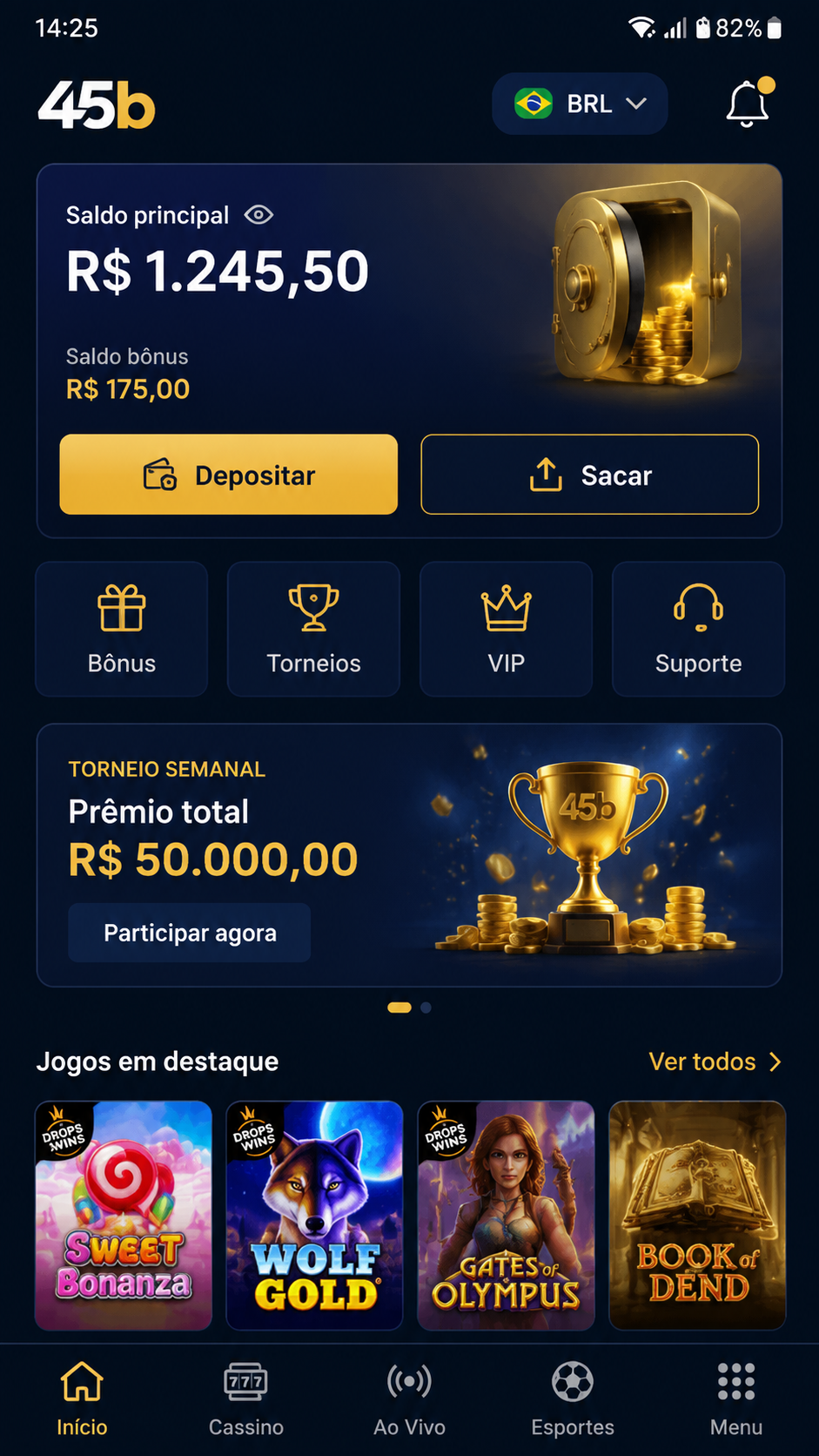 45b captura de tela Android