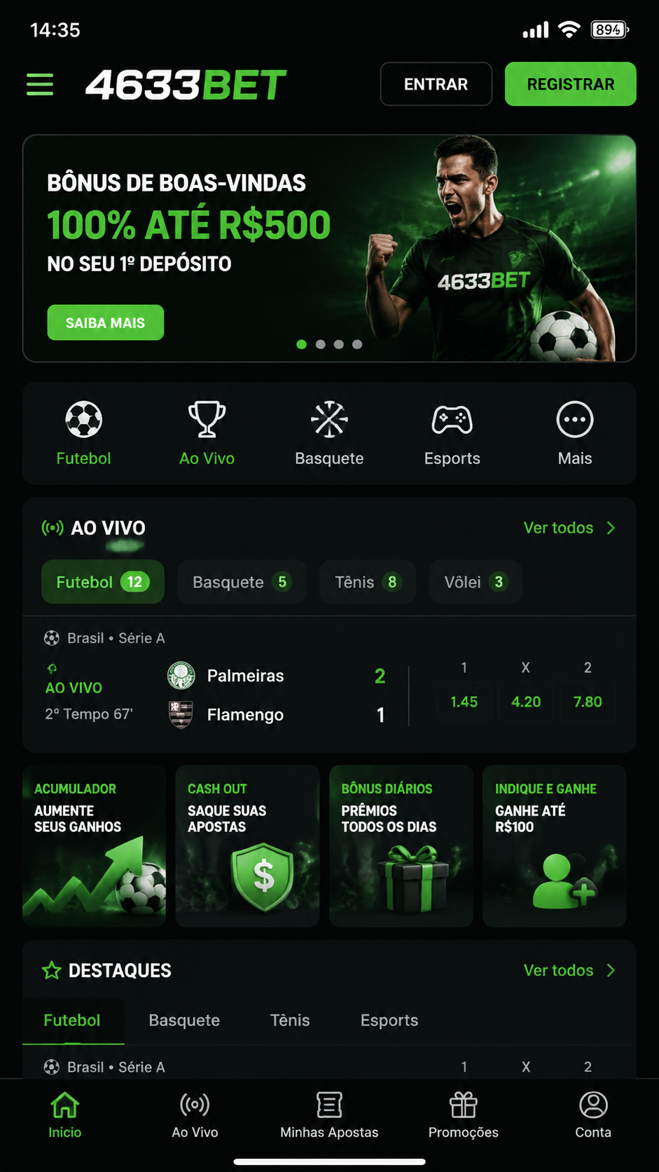4633bet screenshot