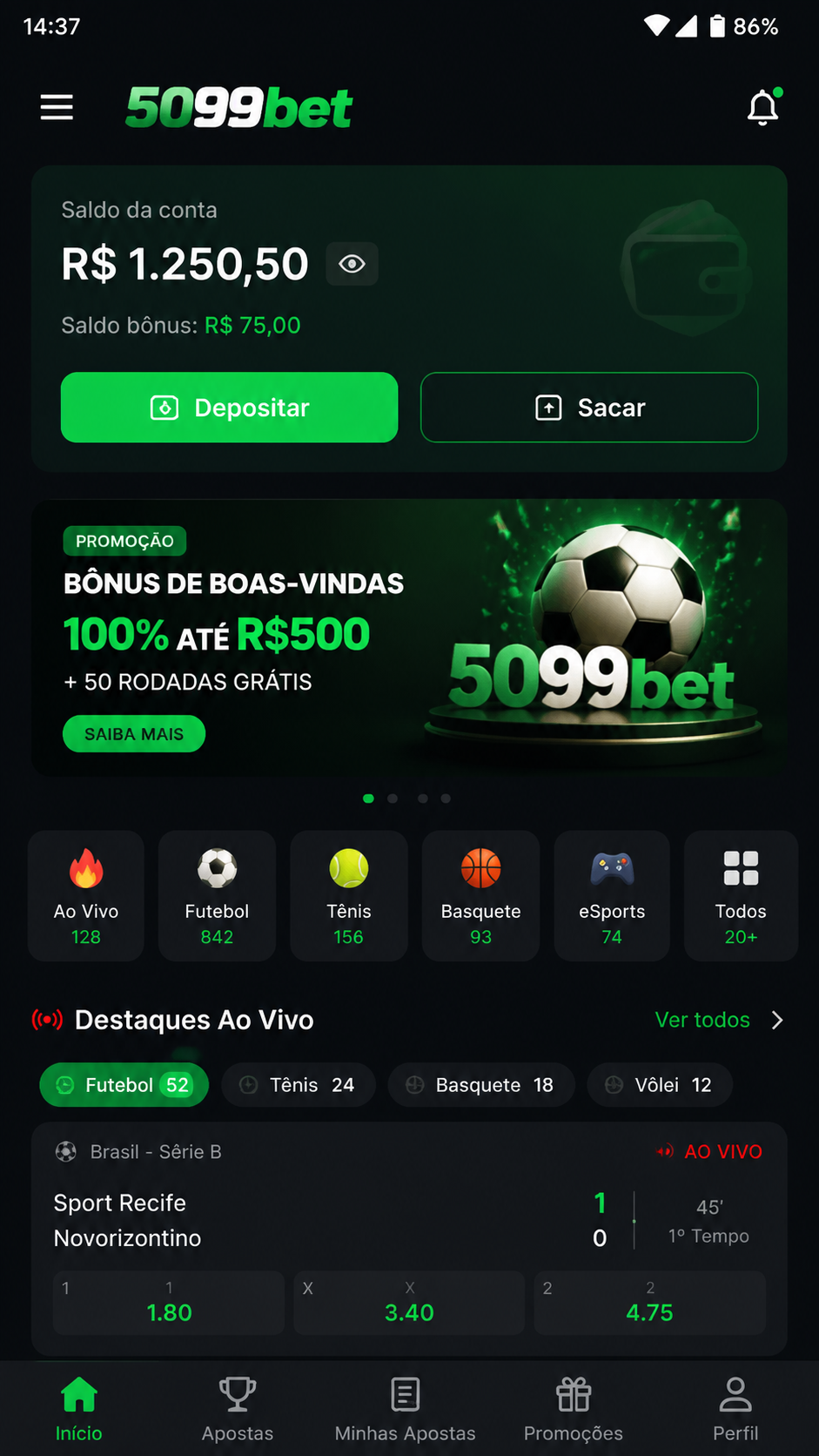 5099bet screenshot