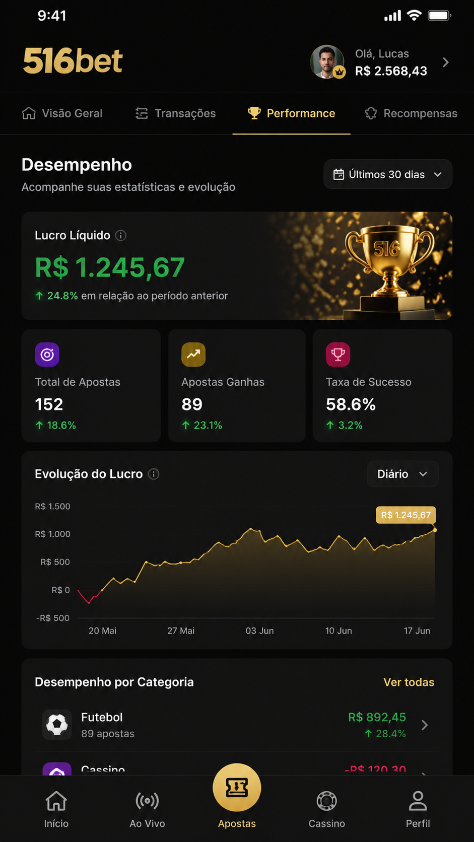516bet screenshot