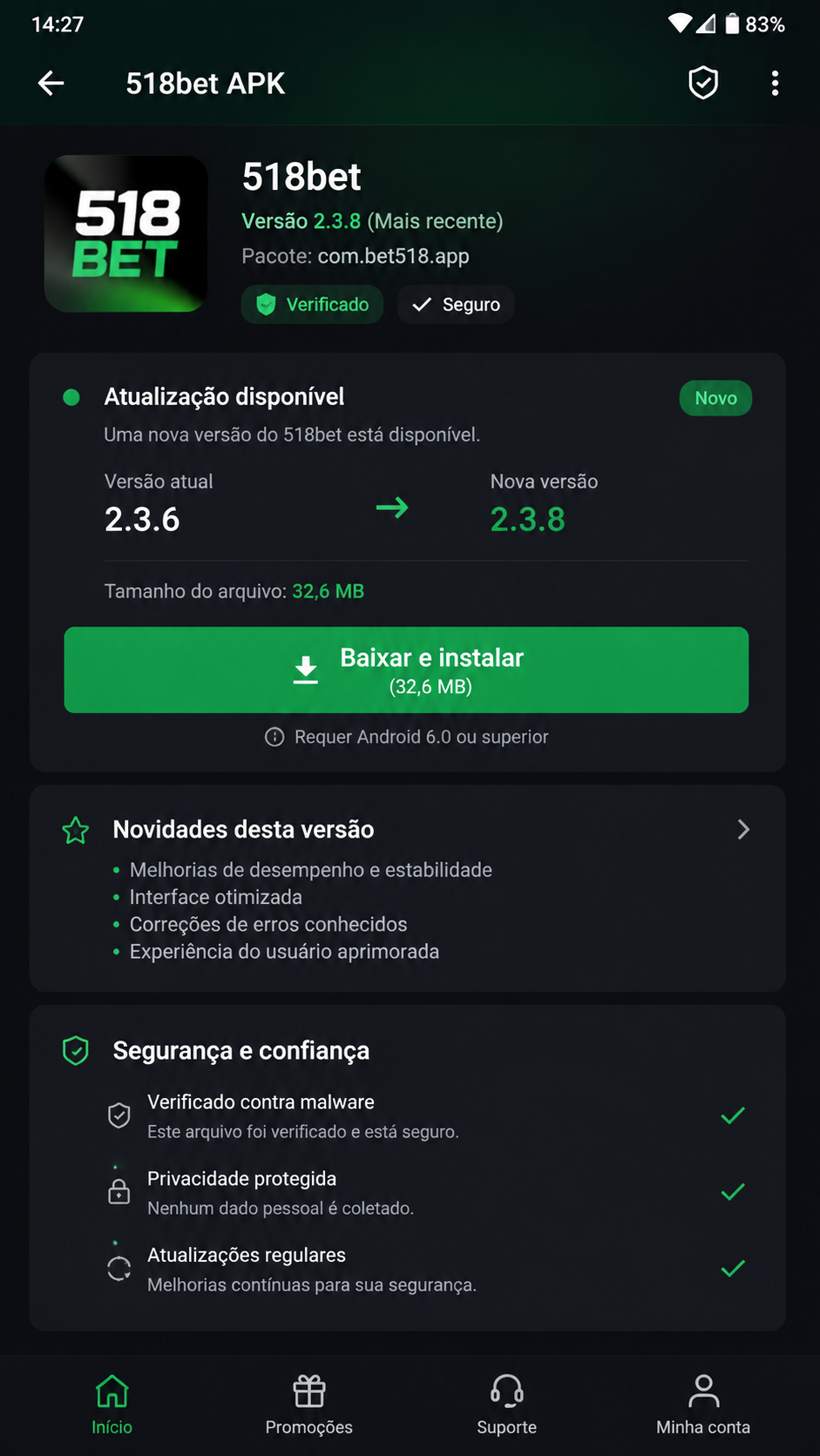 518bet screenshot