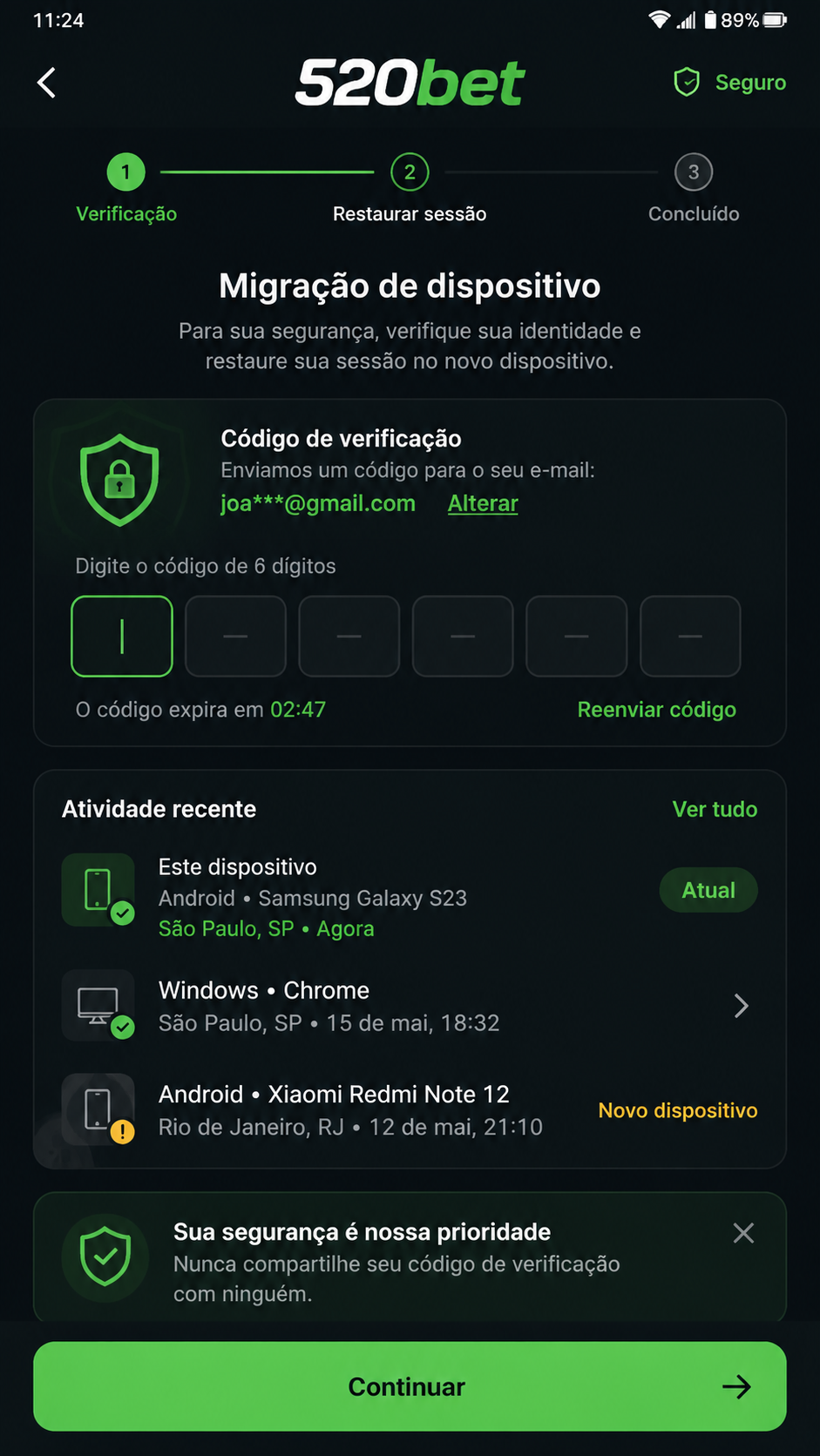 520bet screenshot