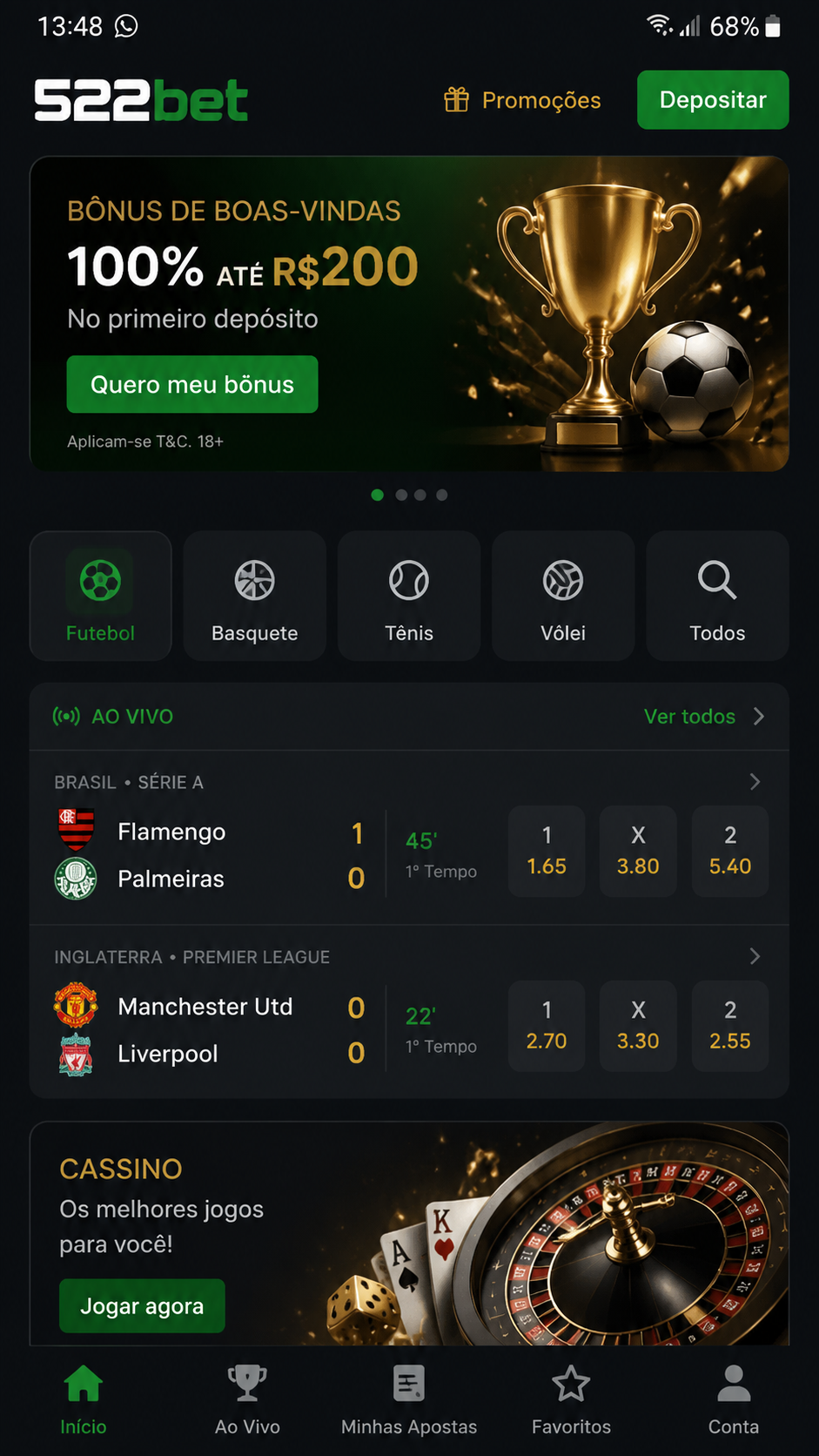 522bet screenshot
