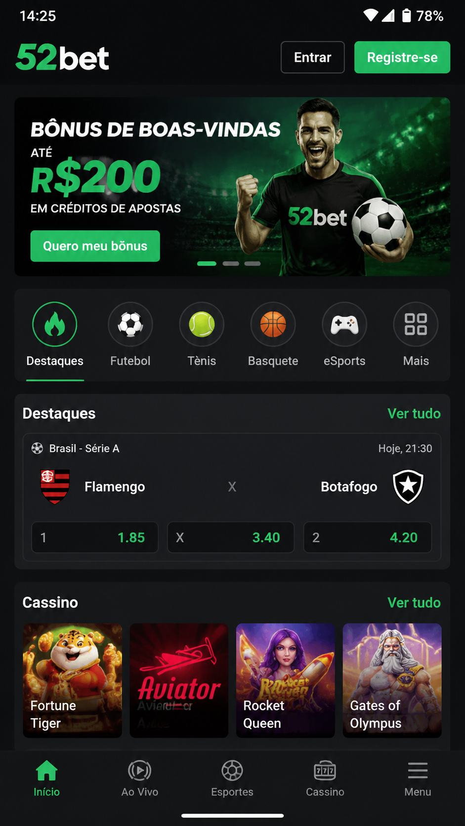 52bet screenshot
