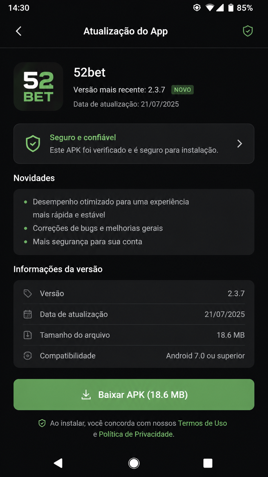 52bet screenshot