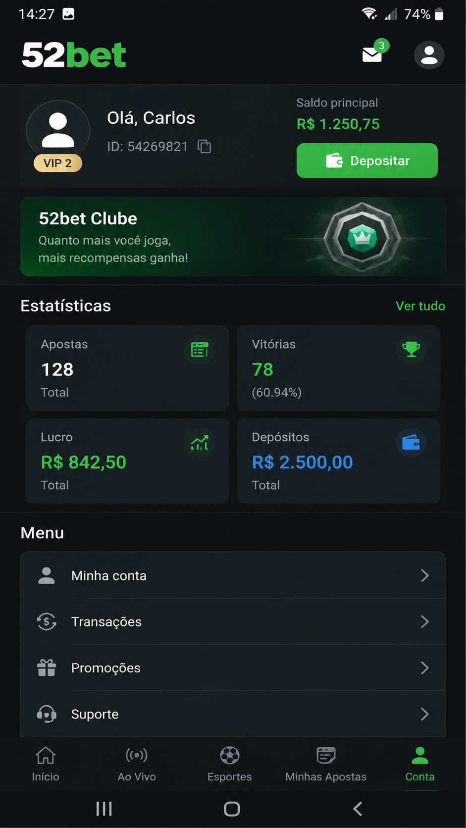 52bet screenshot