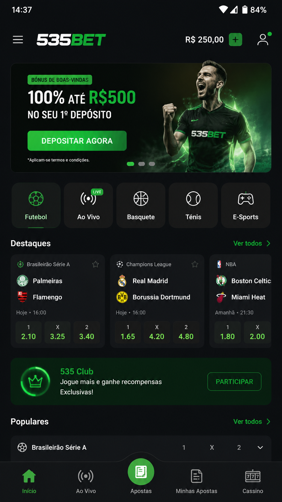 535bet screenshot