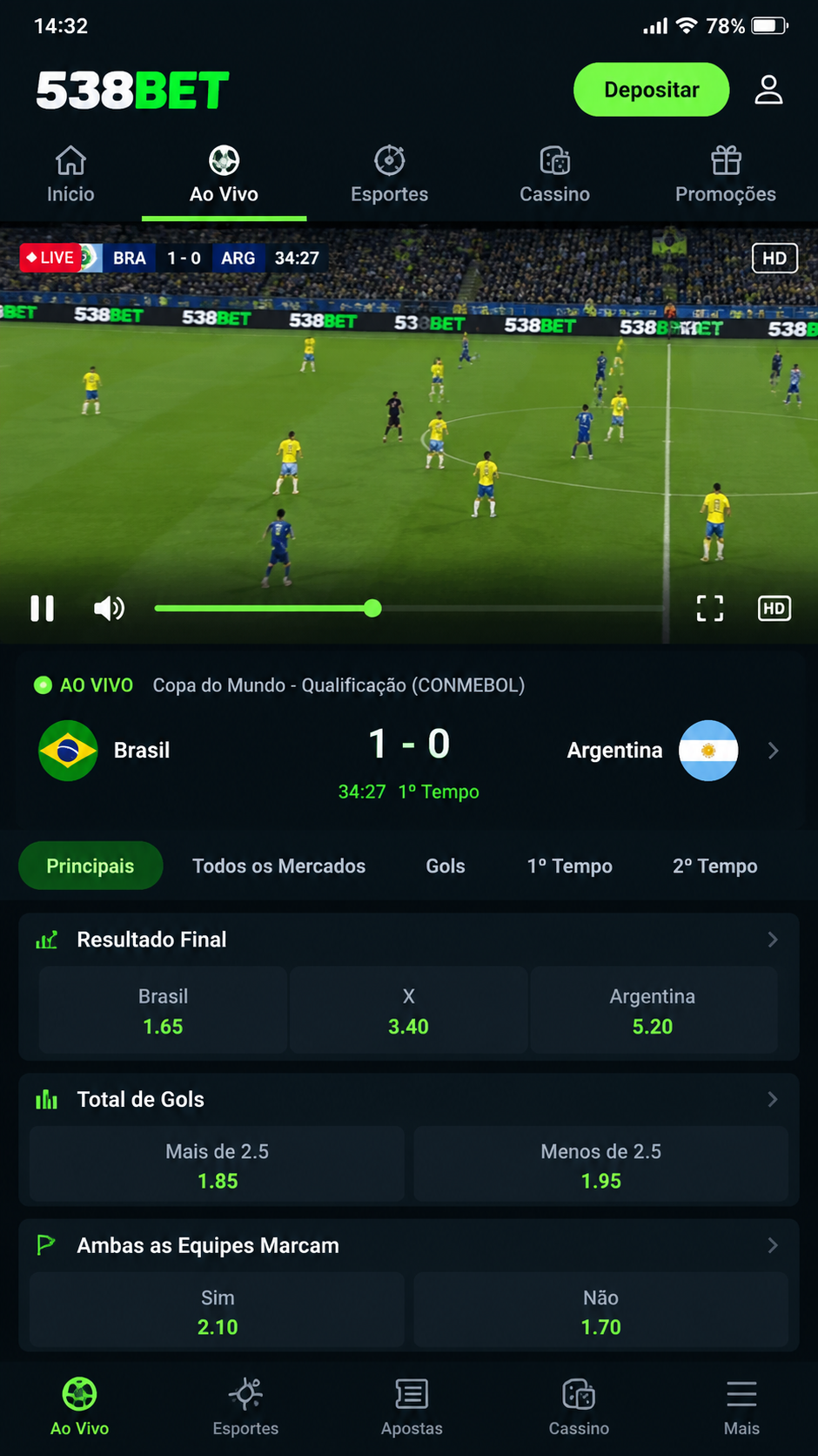 538bet screenshot