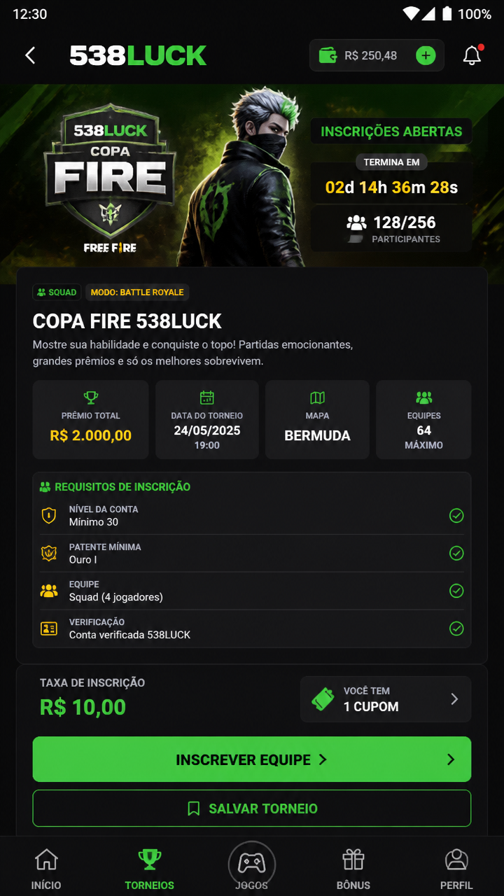 538luck screenshot