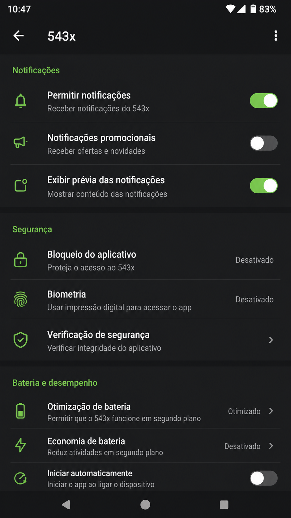 543x screenshot