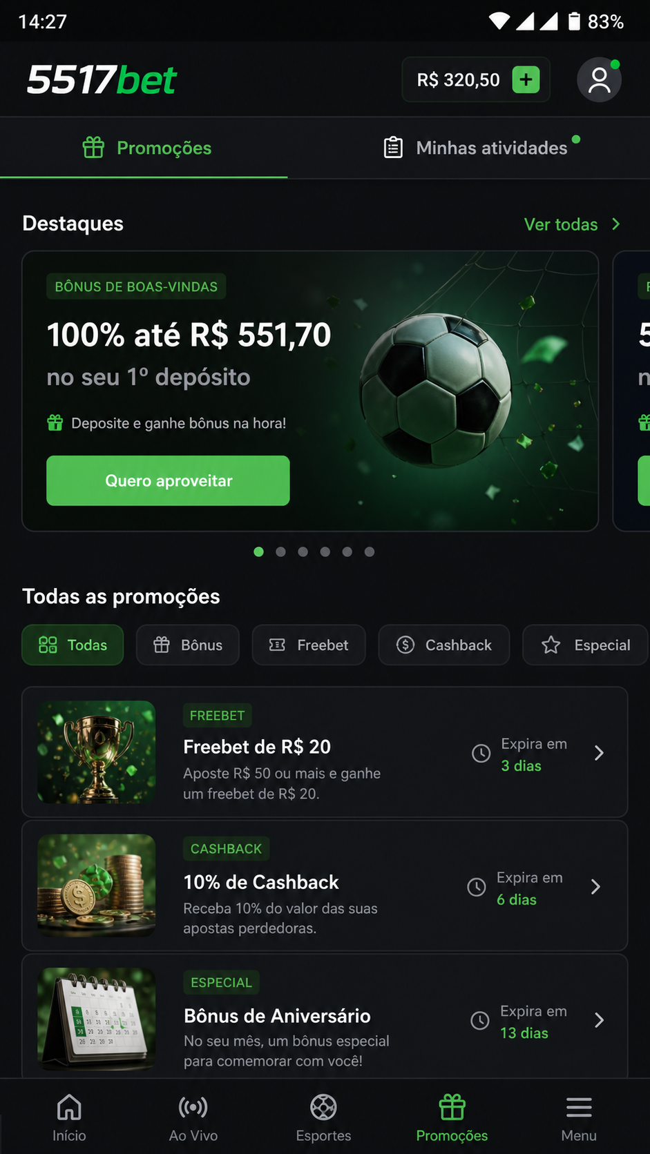 5517bet screenshot