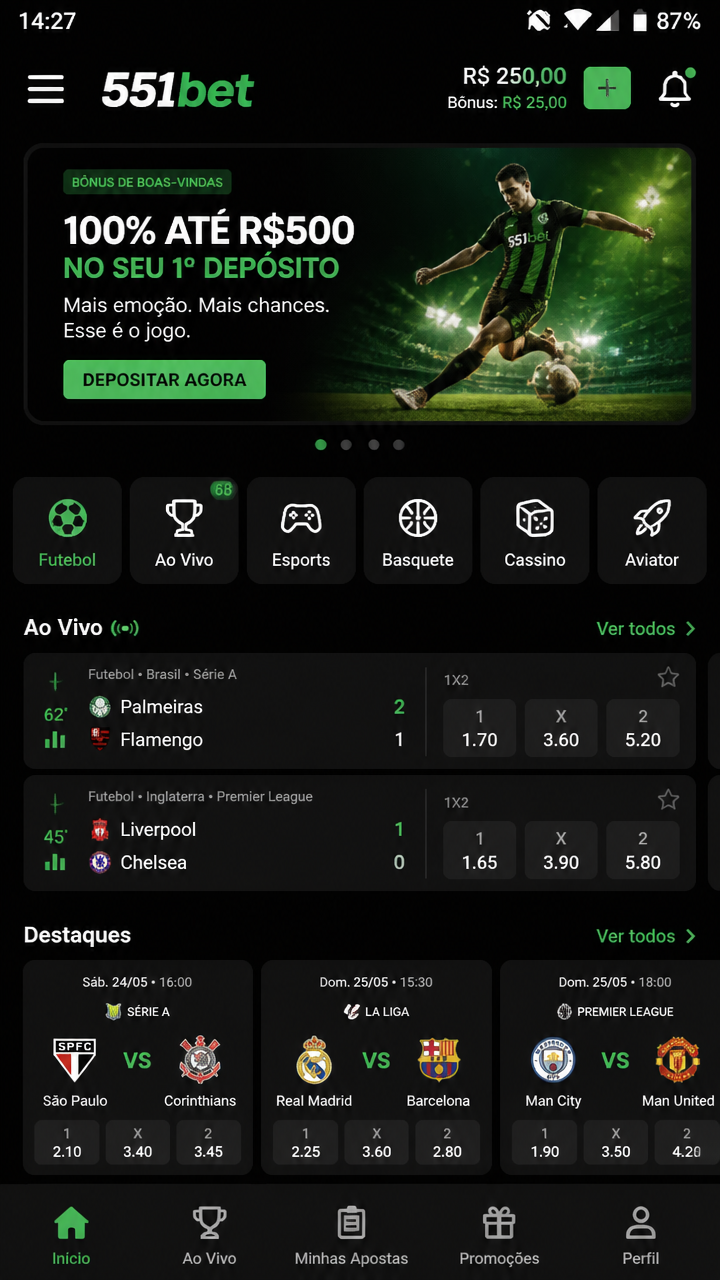 551bet screenshot