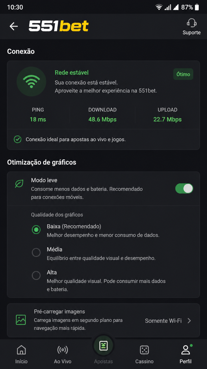 551bet screenshot