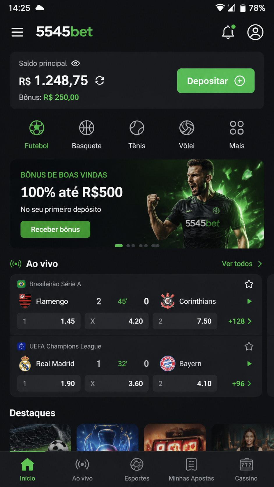 5545bet screenshot