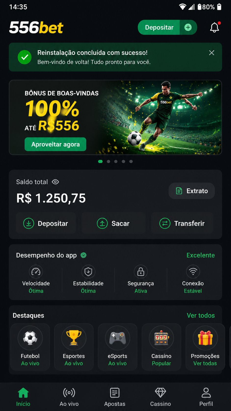 556bet screenshot