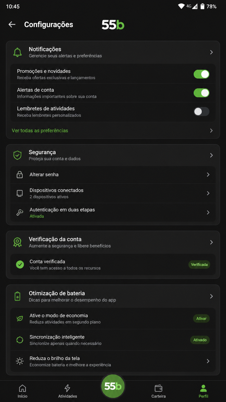 55b screenshot