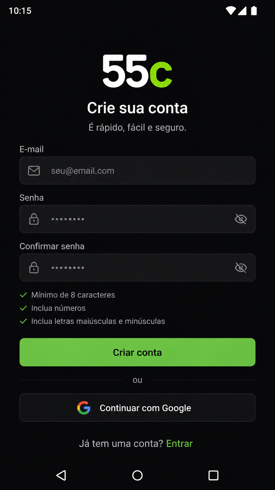 55c screenshot