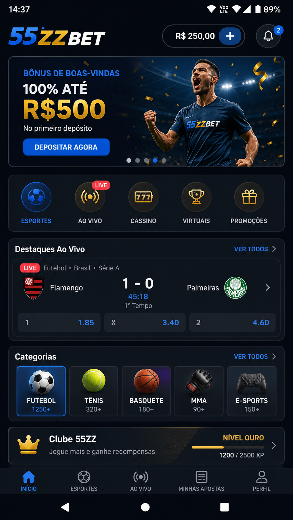 55zzbet screenshot