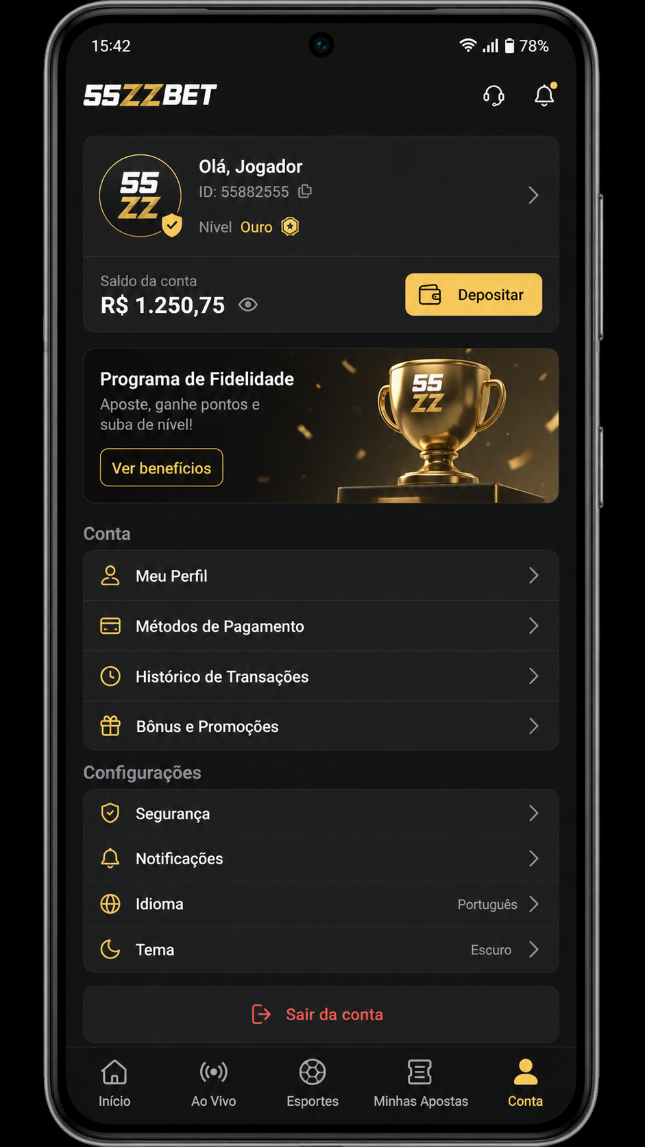 55zzbet screenshot