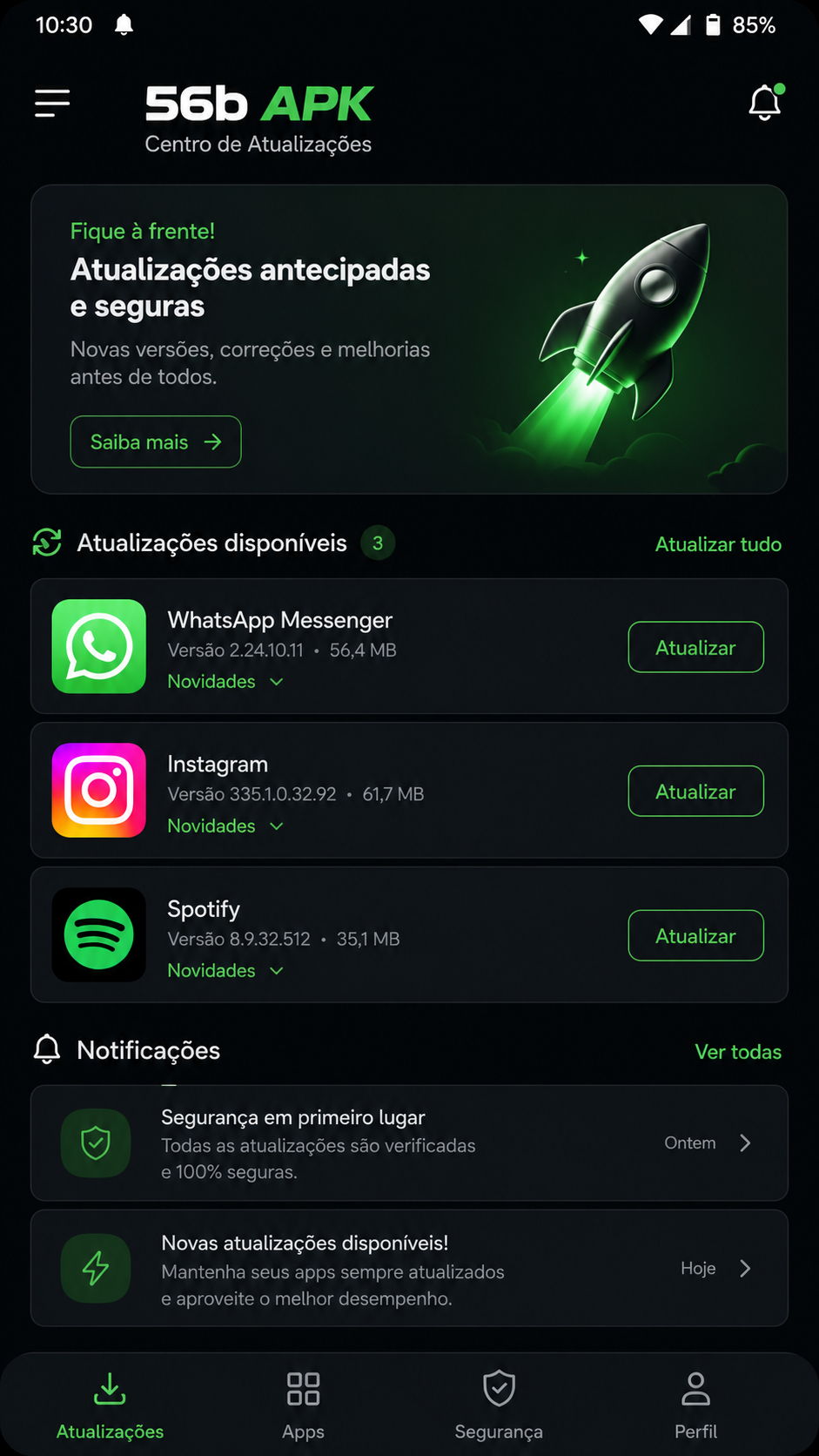 56b captura de tela Android