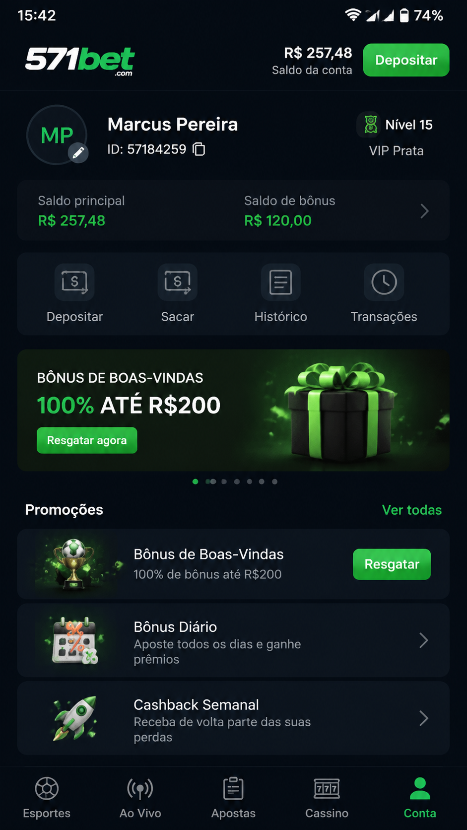 571bet screenshot