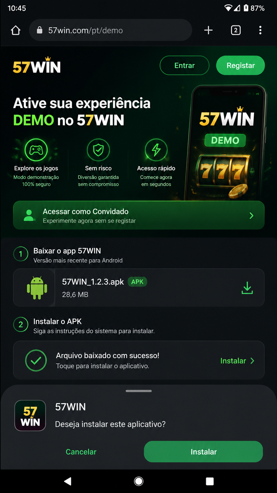 57win screenshot
