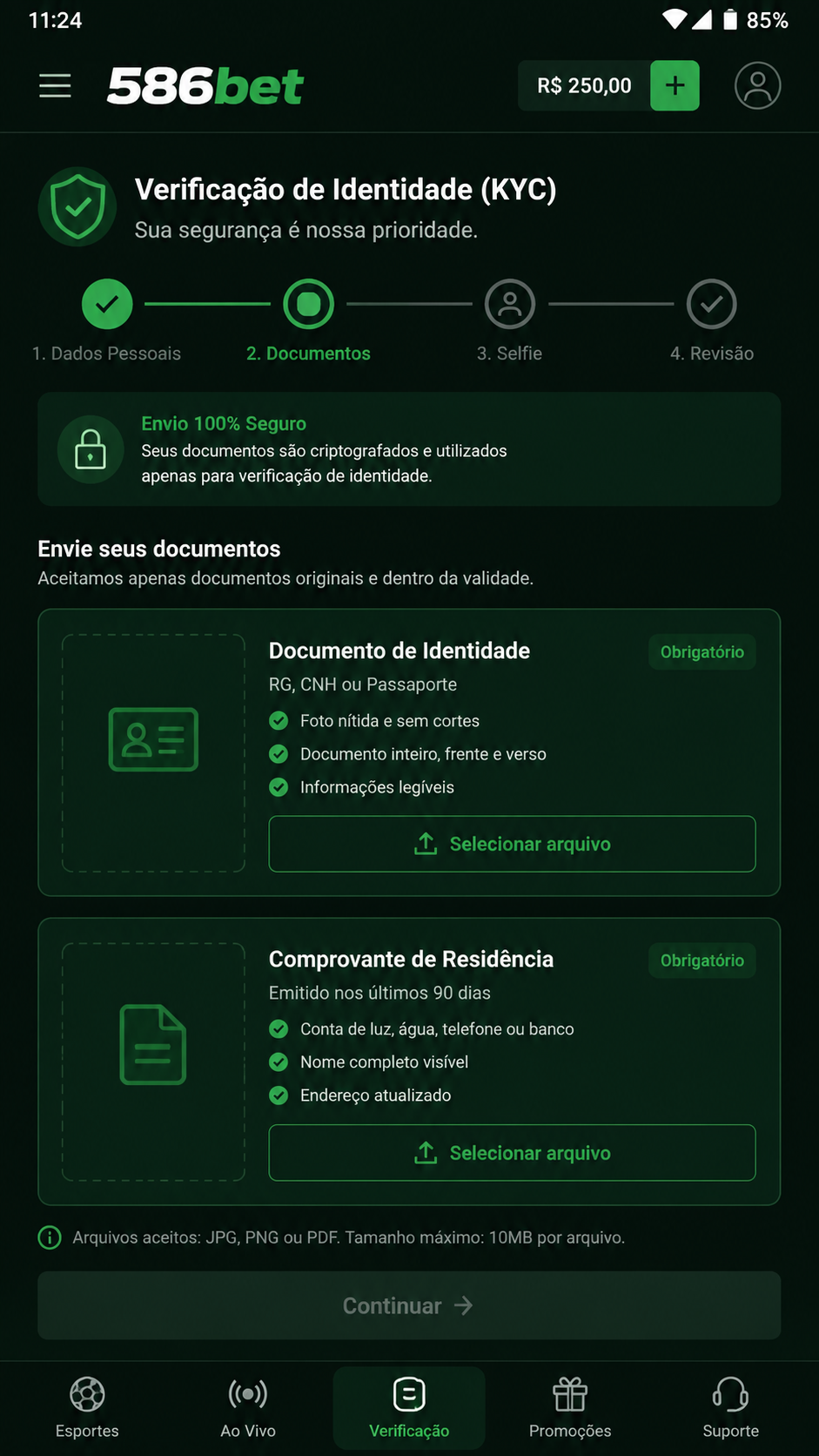 586bet screenshot