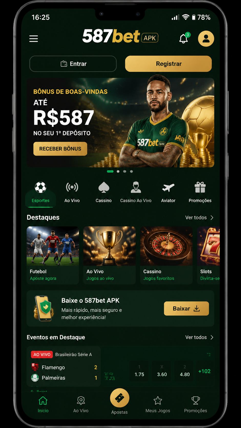587bet screenshot