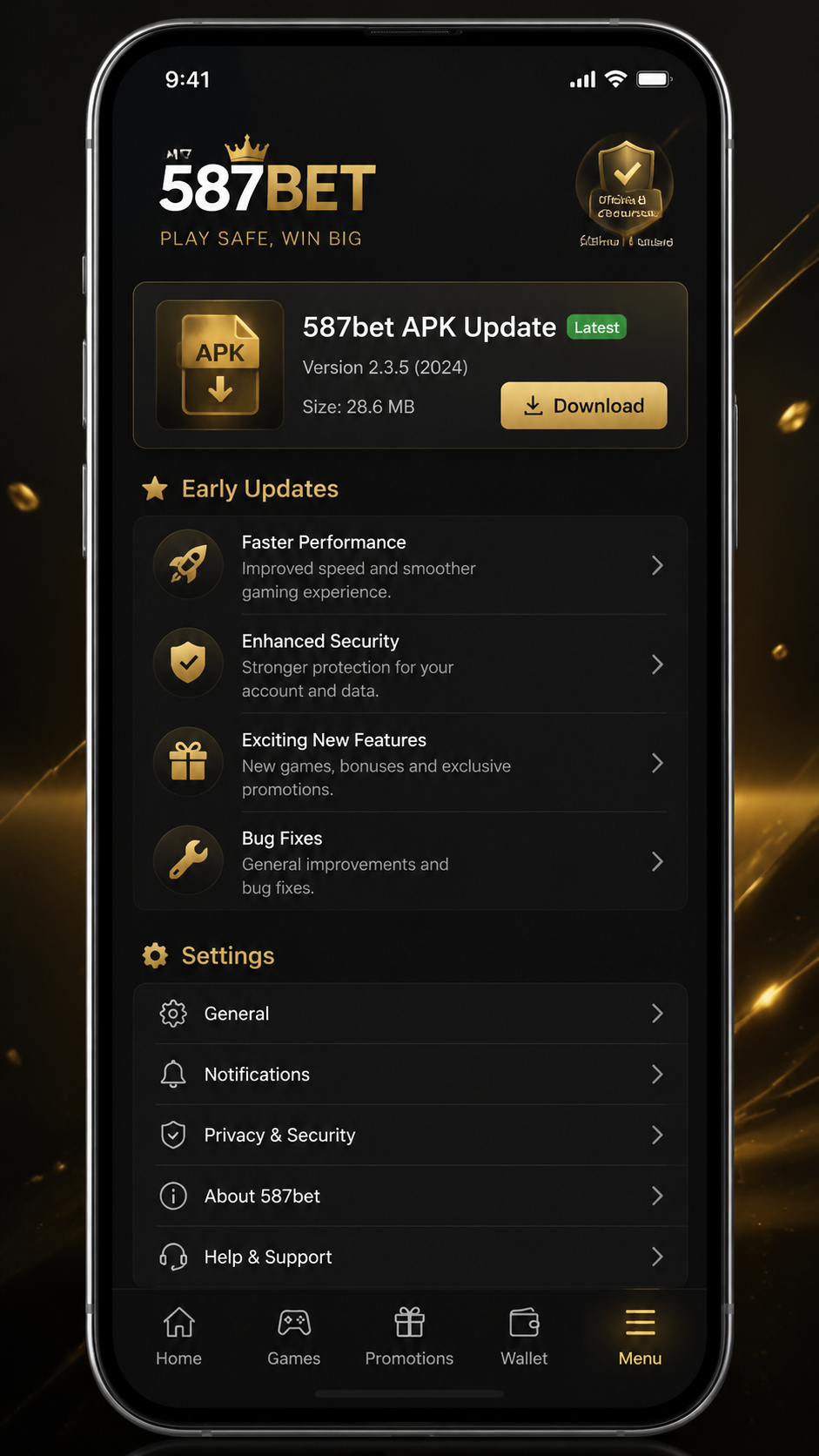 587bet screenshot
