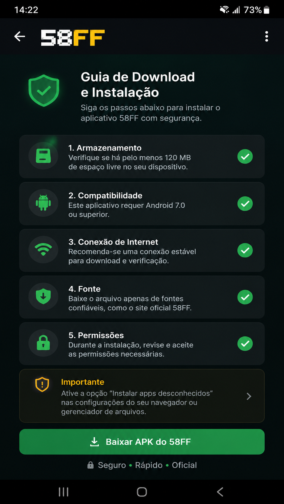 58ff screenshot