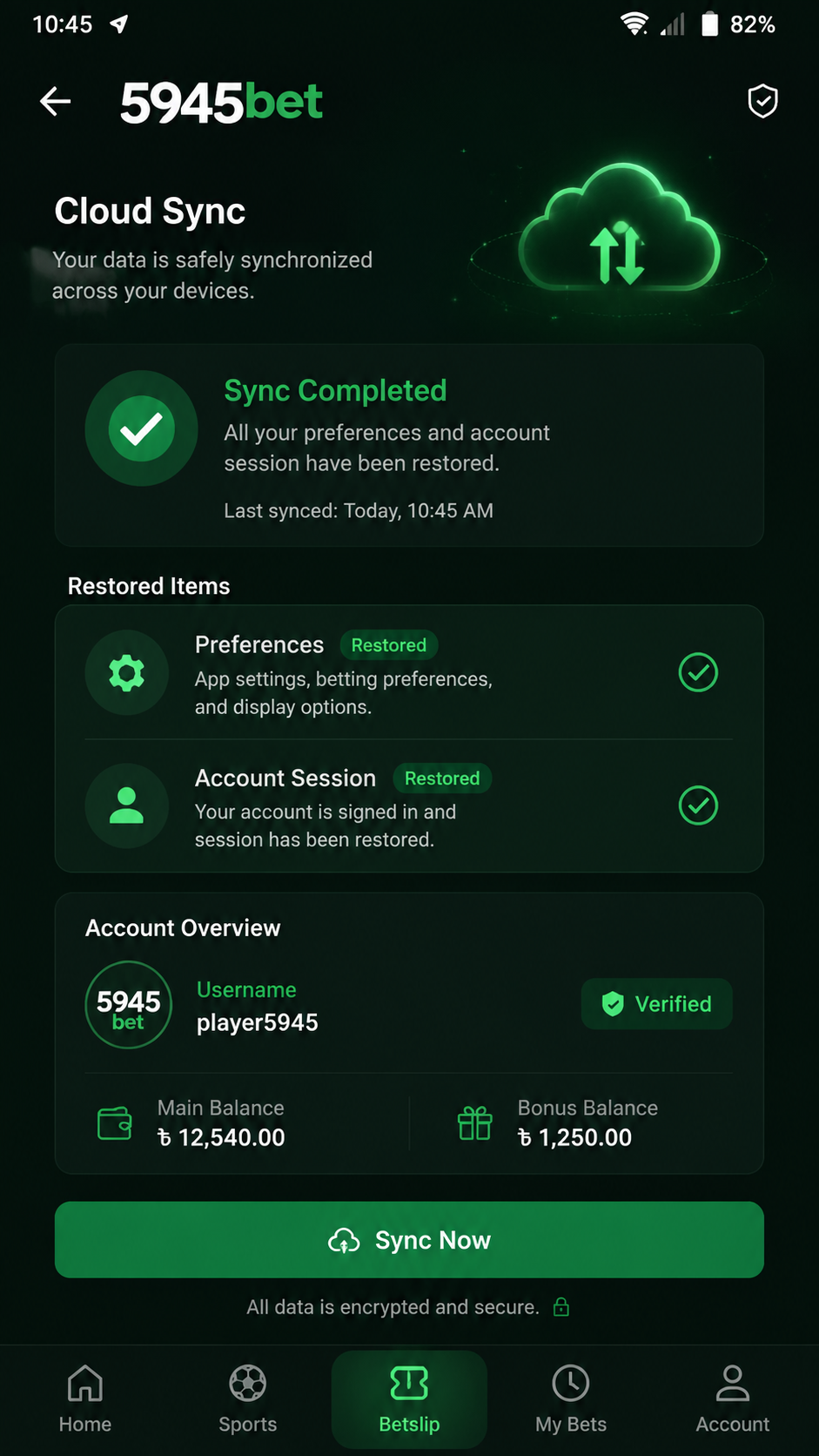 5945bet screenshot