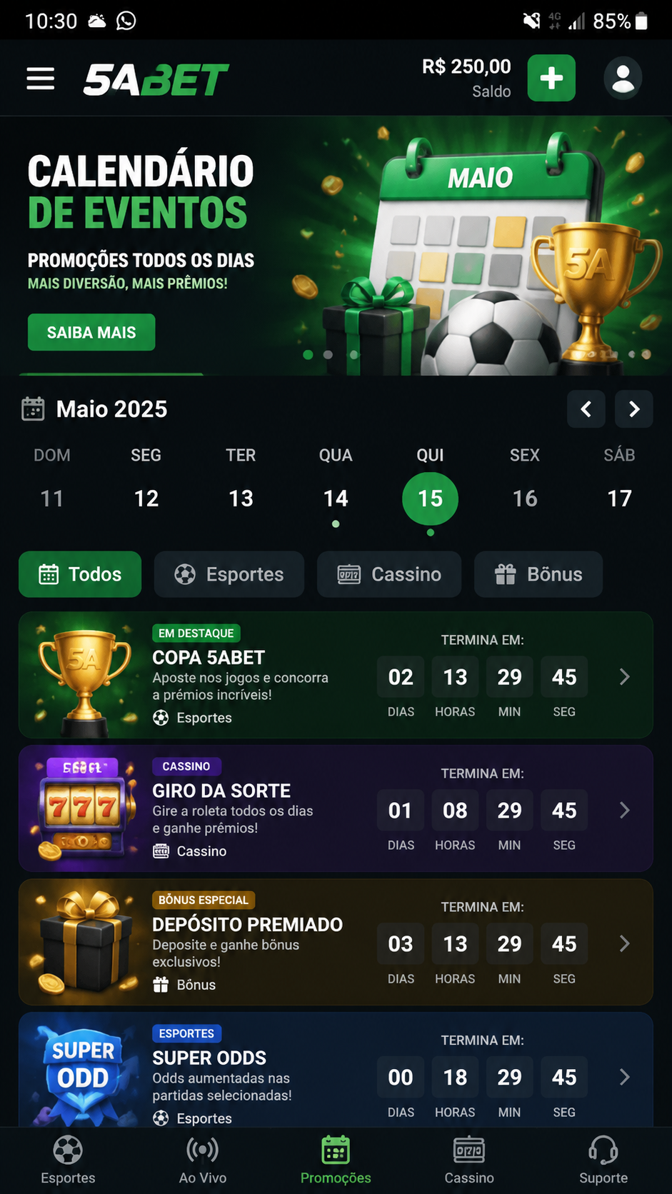 5abet screenshot
