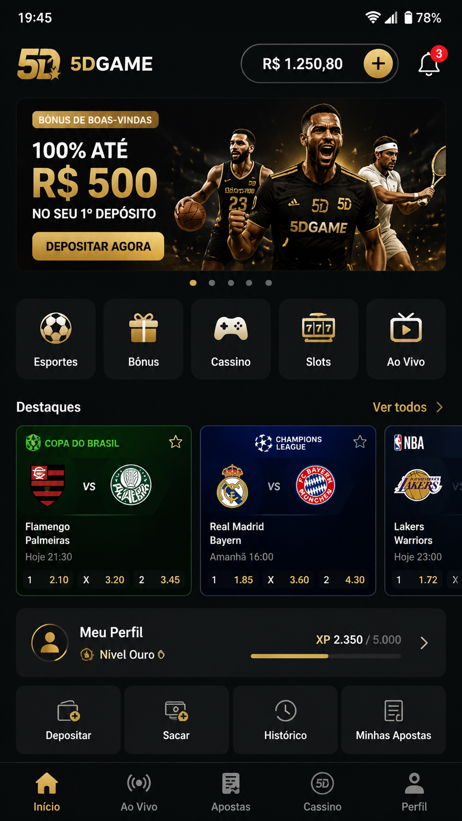 5dgame captura de tela Android