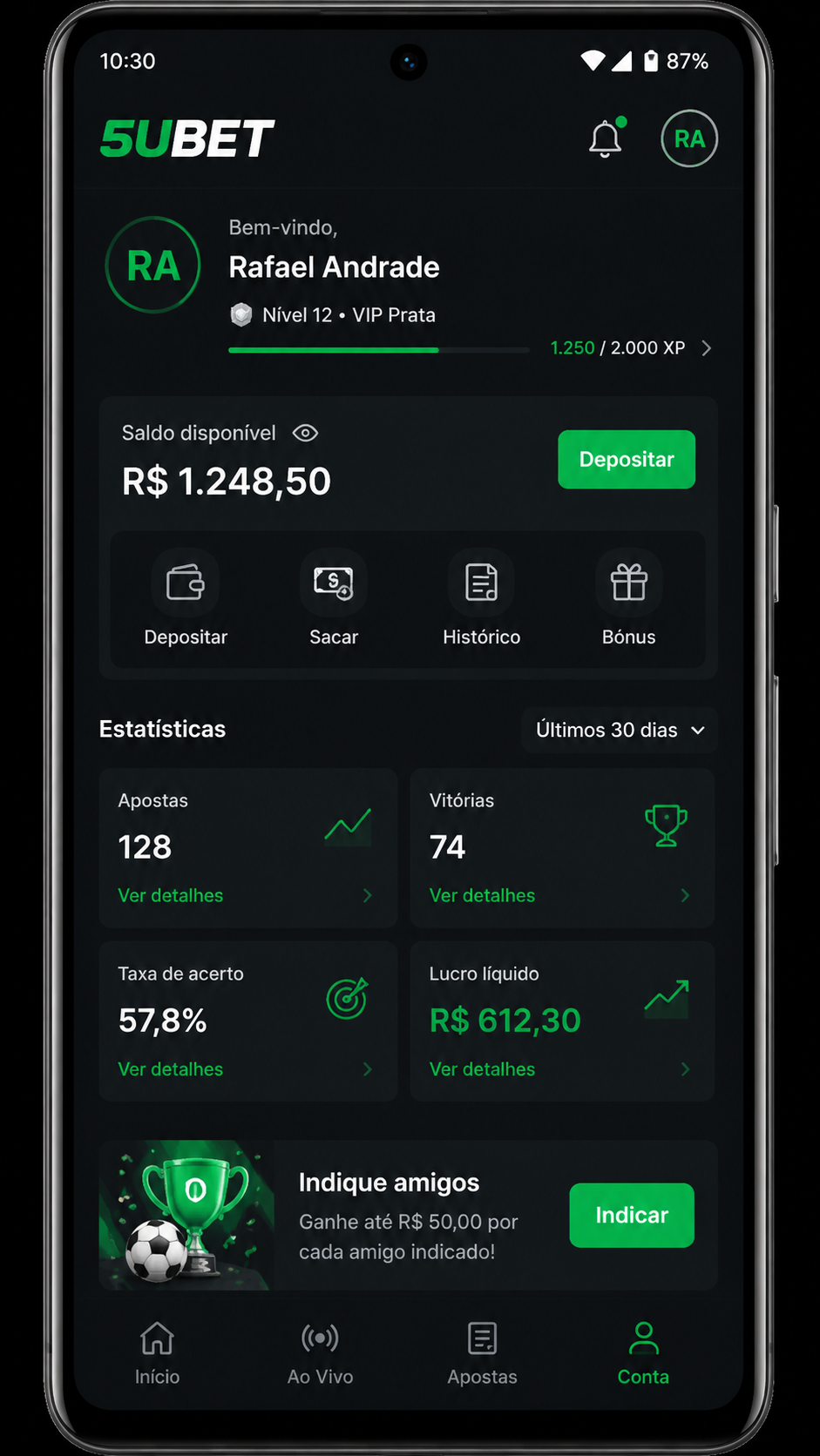 5ubet screenshot