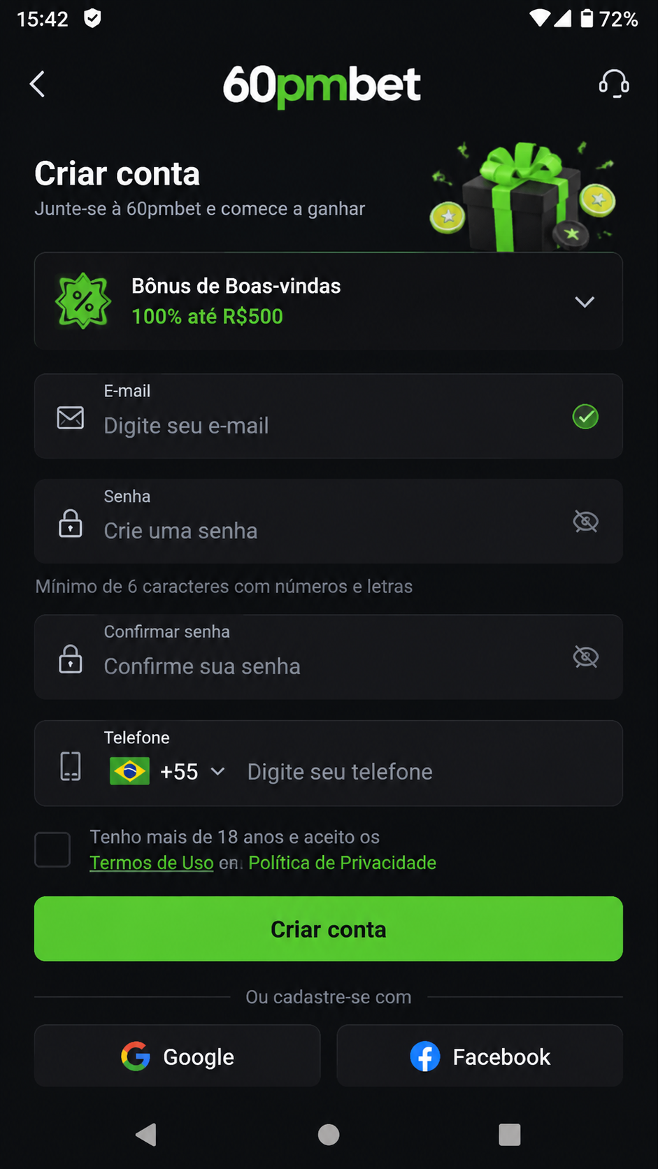 60pmbet screenshot