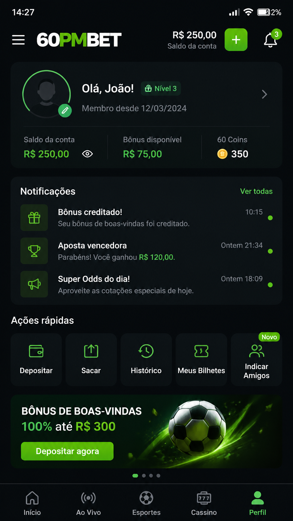 60pmbet screenshot