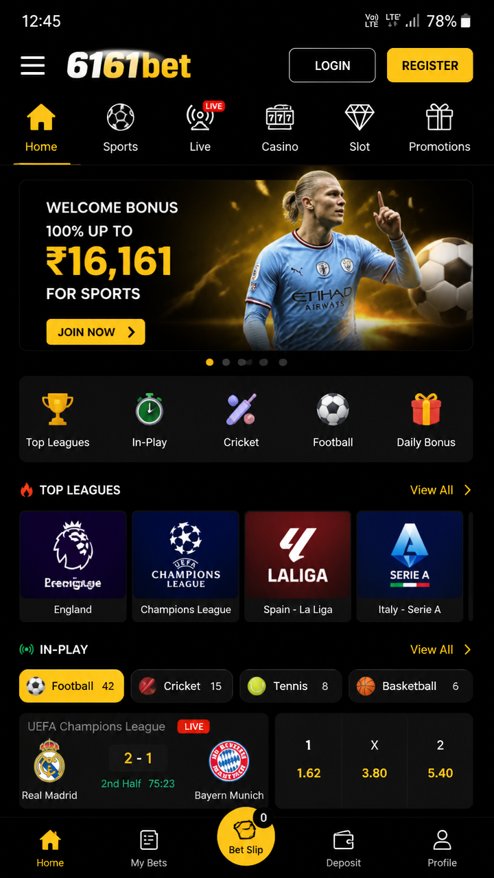 6161bet screenshot