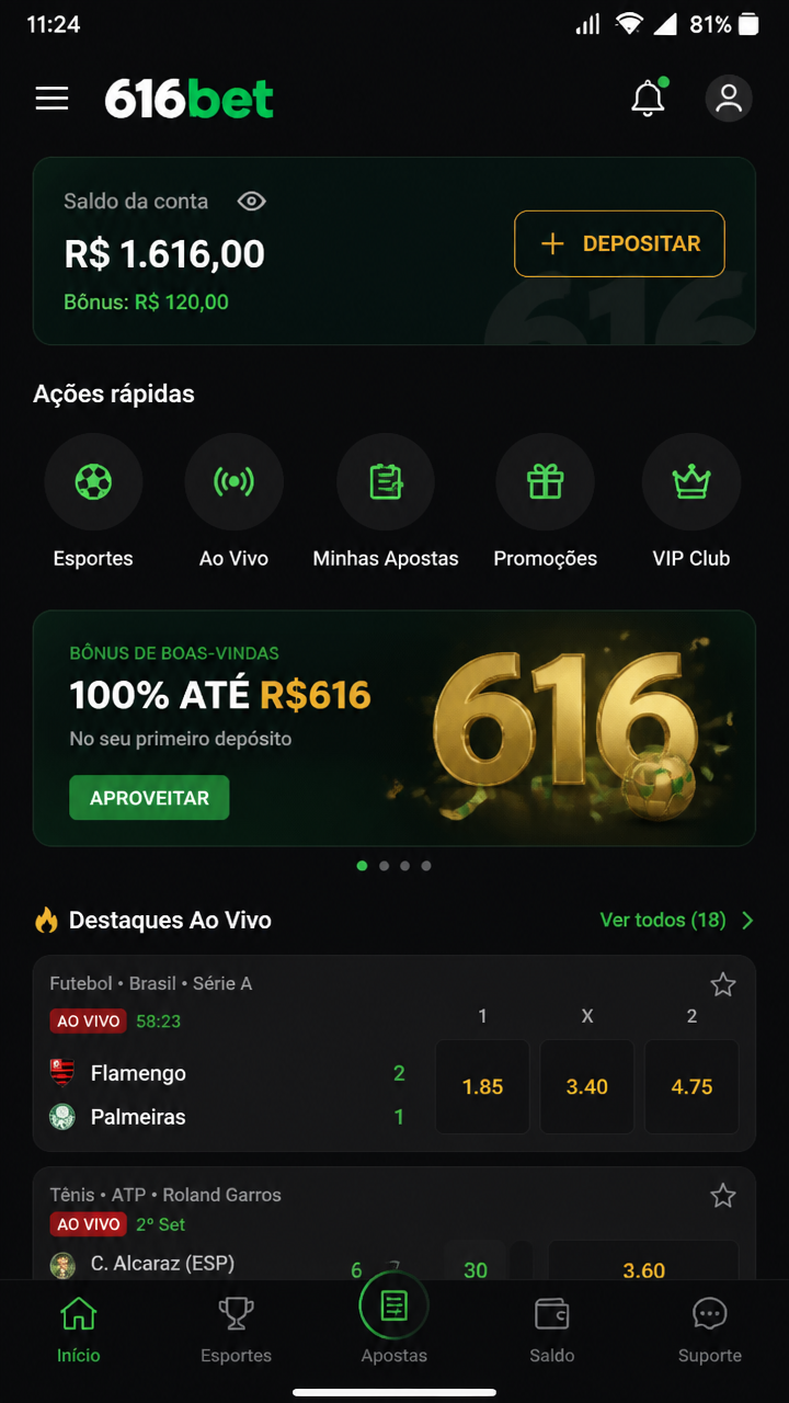 616bet screenshot