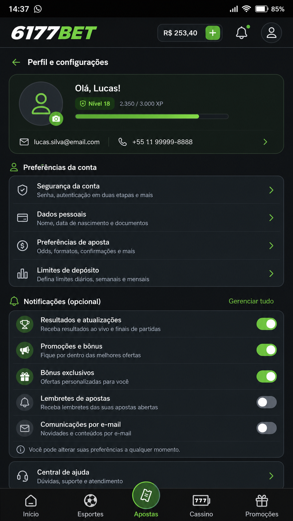 6177bet screenshot