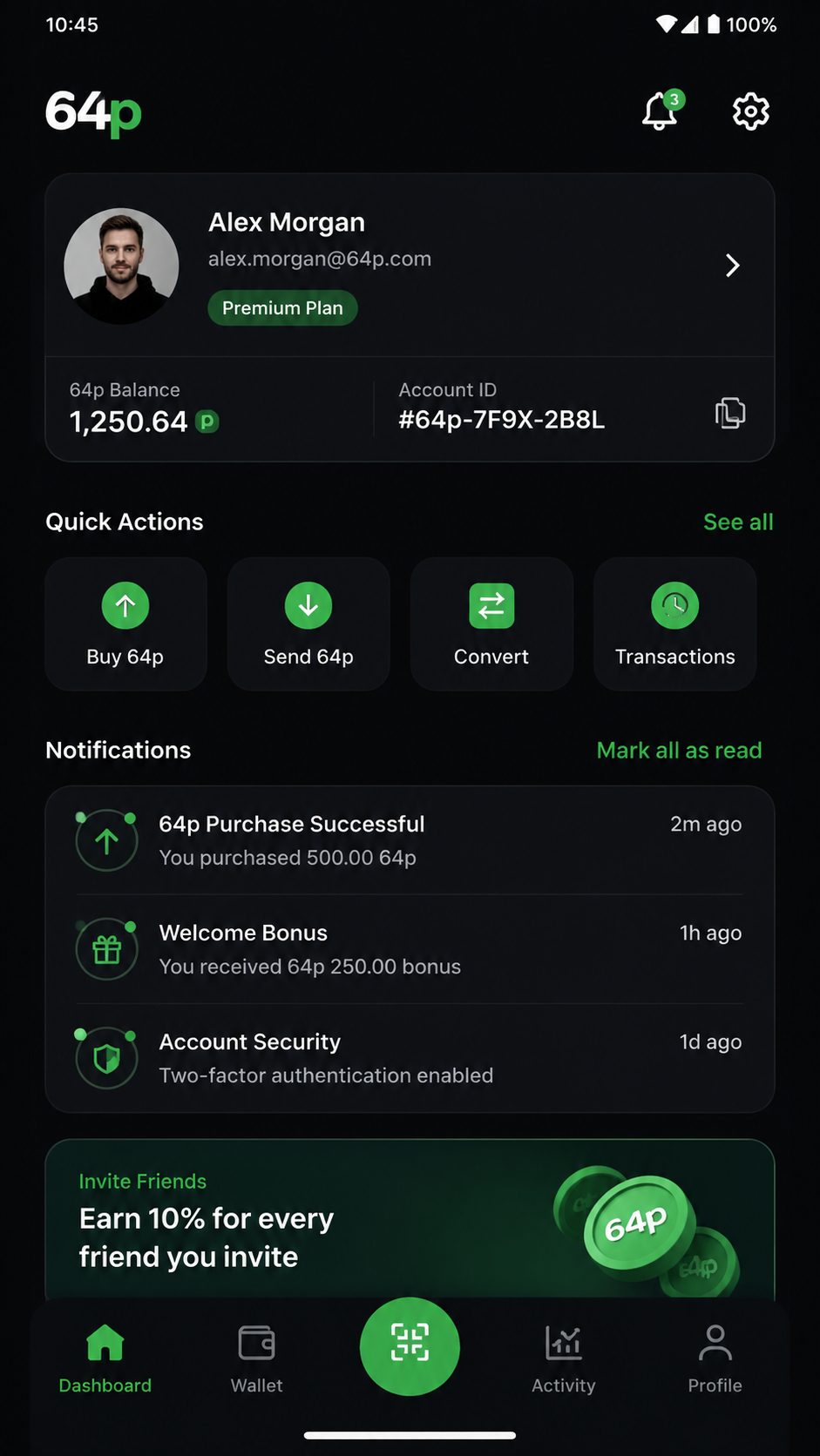 64p screenshot