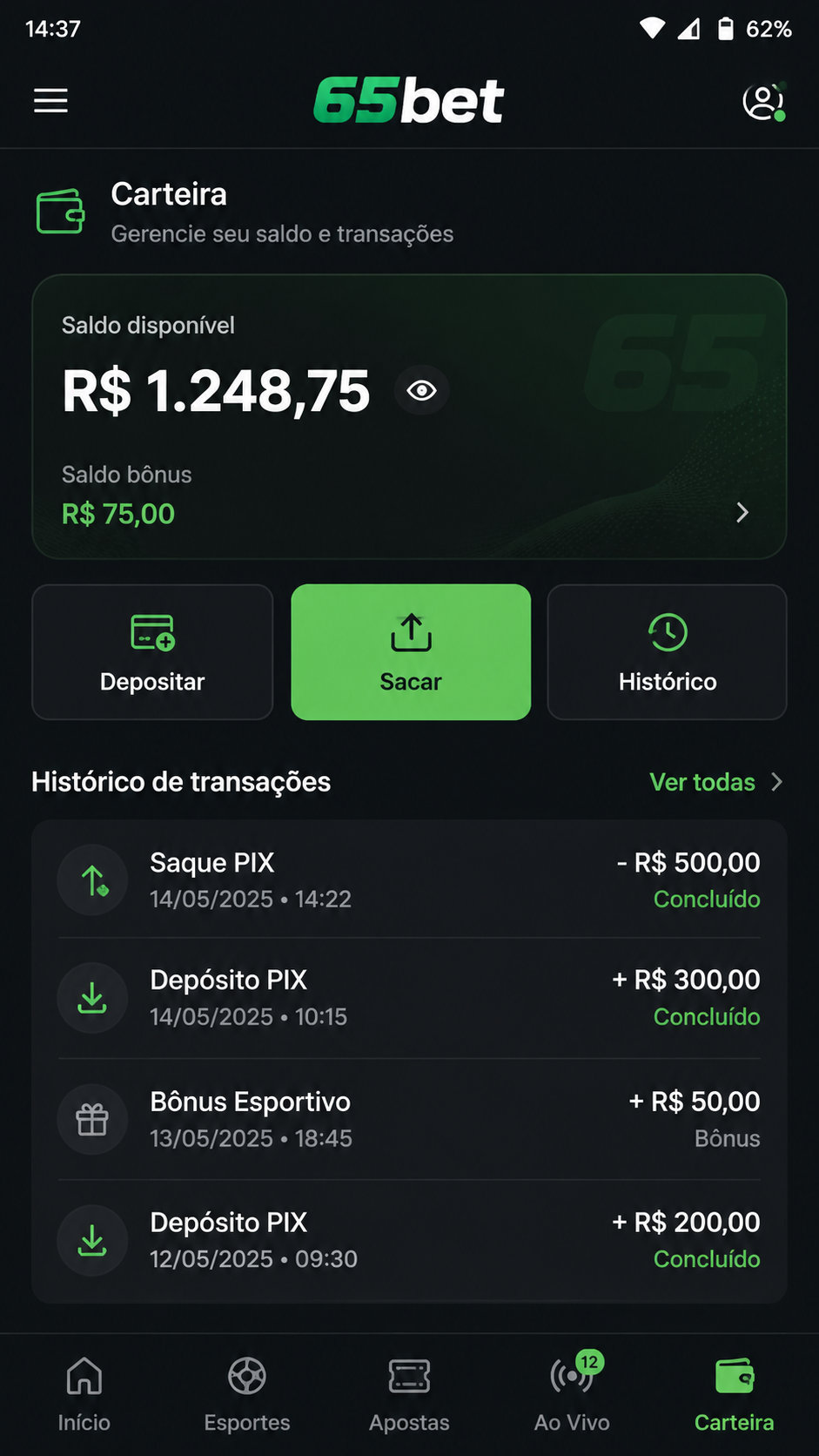 65bet screenshot