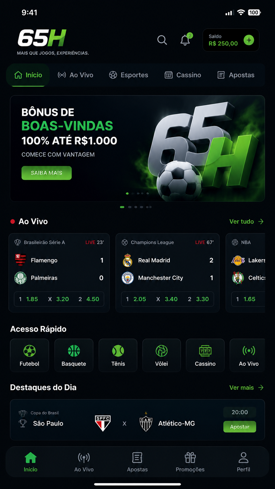 65h screenshot