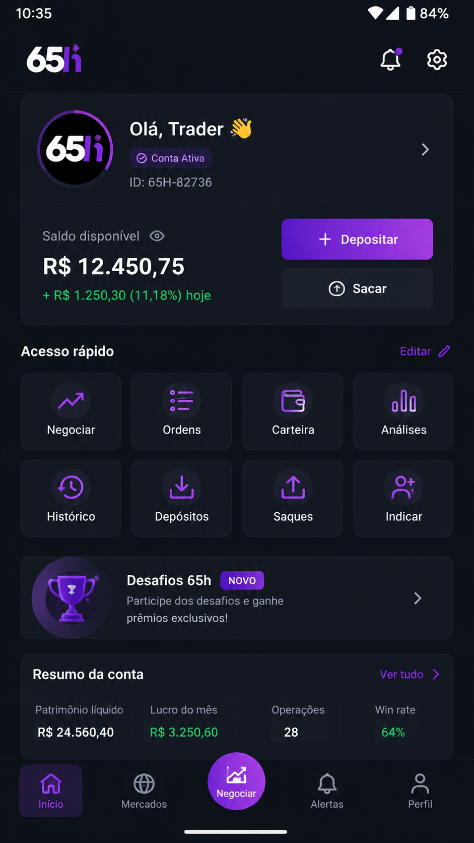 65h screenshot