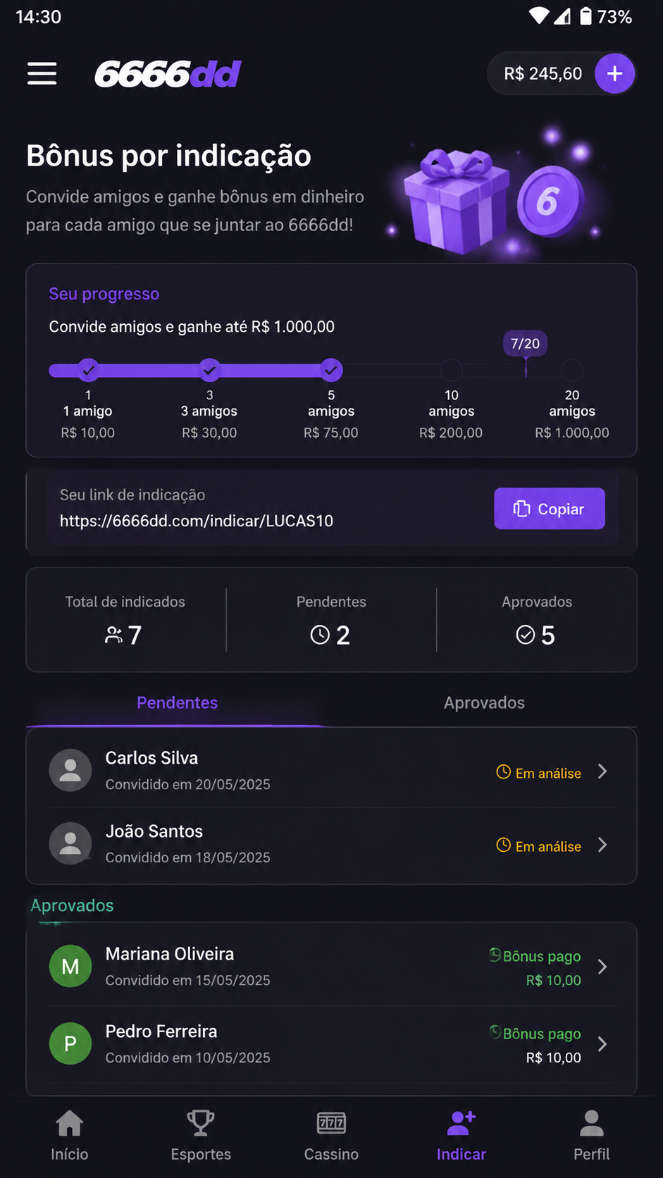6666dd captura de tela Android