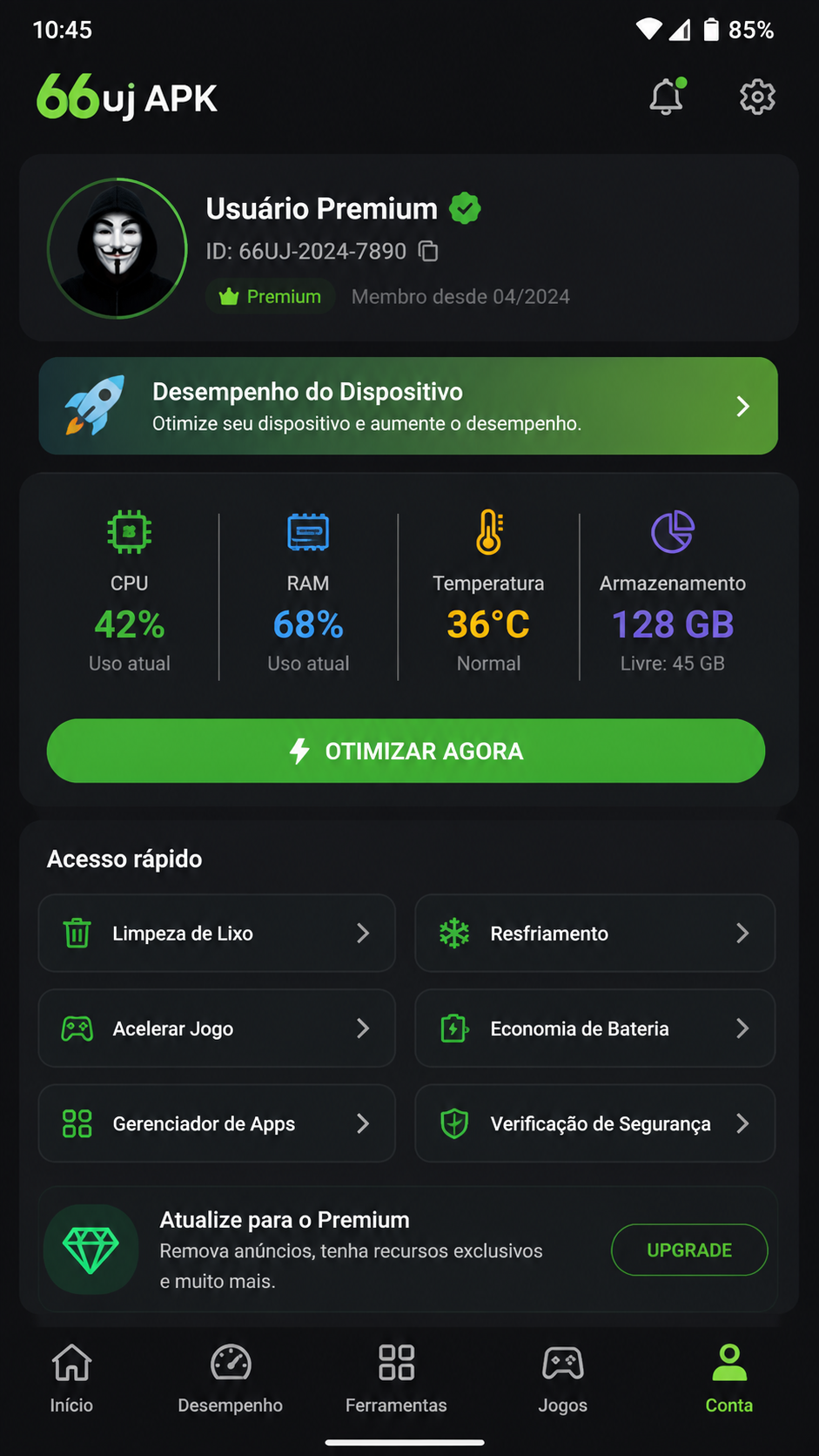 66uj screenshot