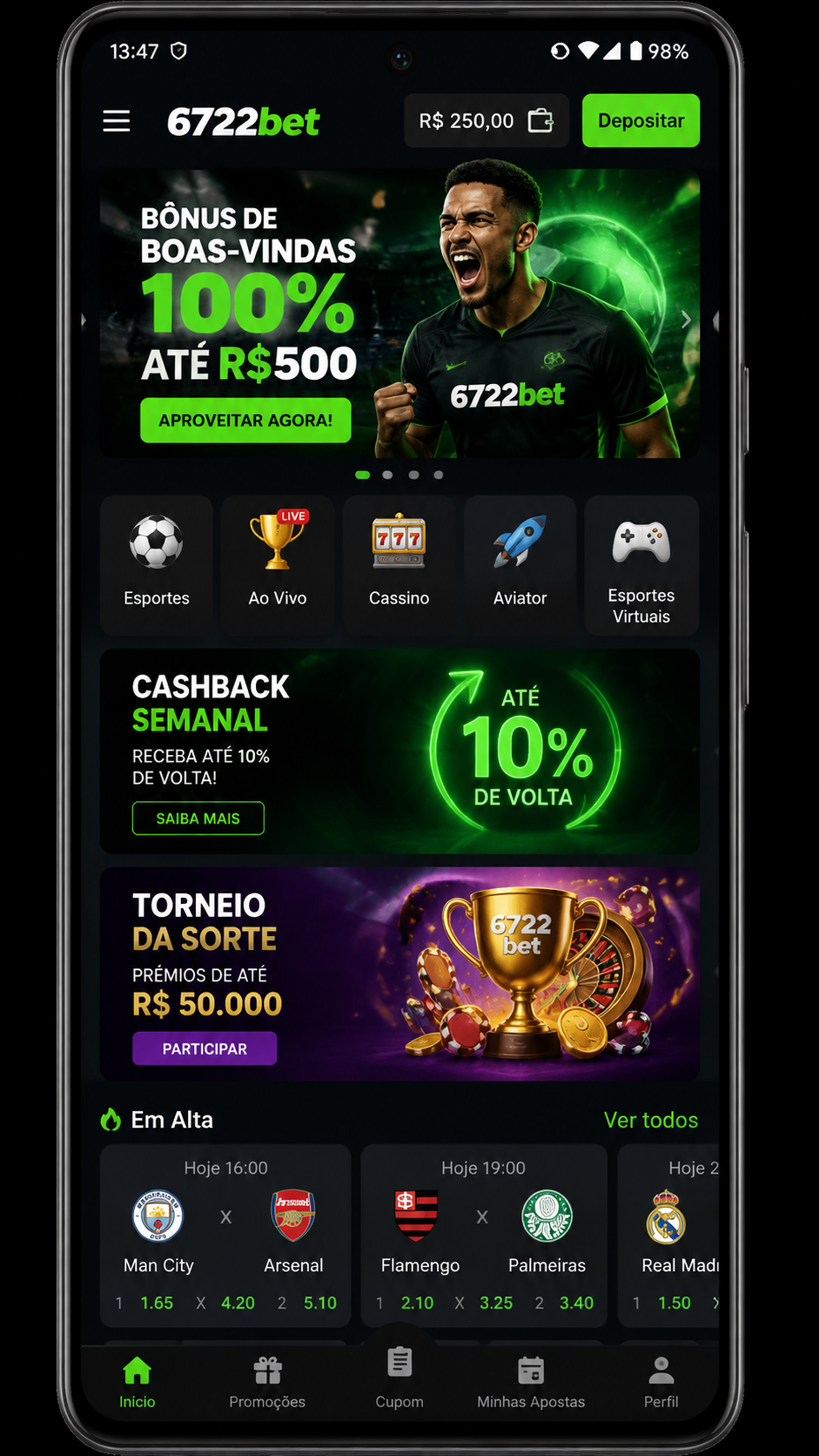 6722bet screenshot