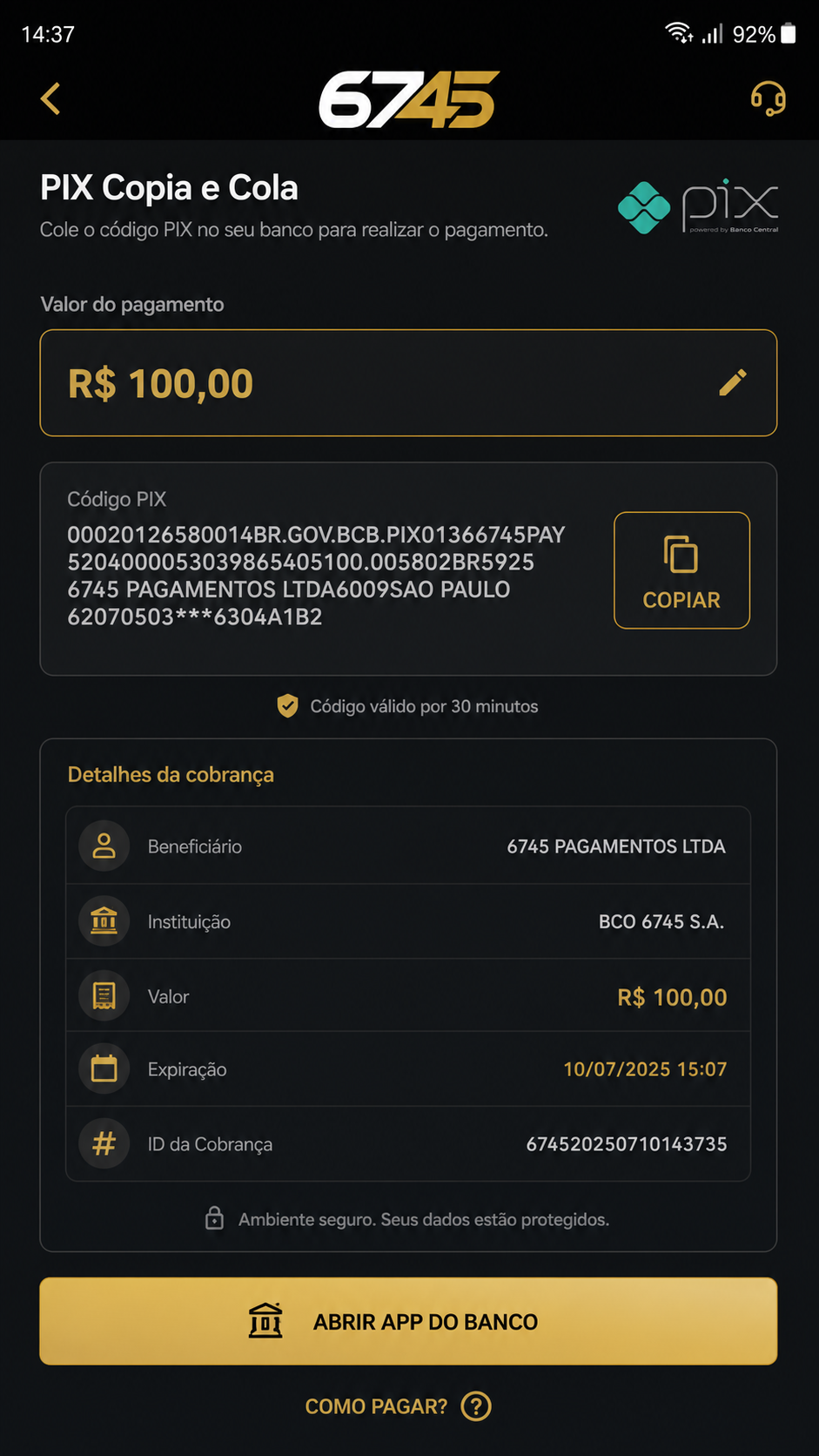 6745 screenshot