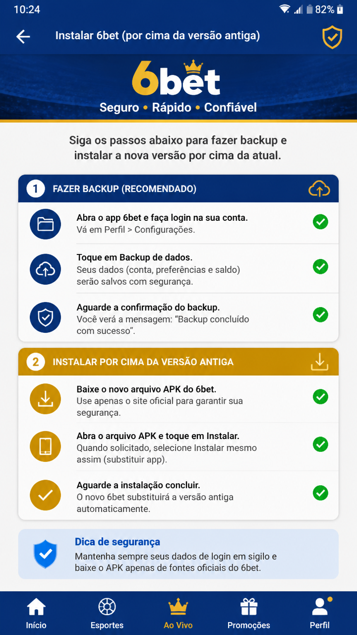 6bet screenshot