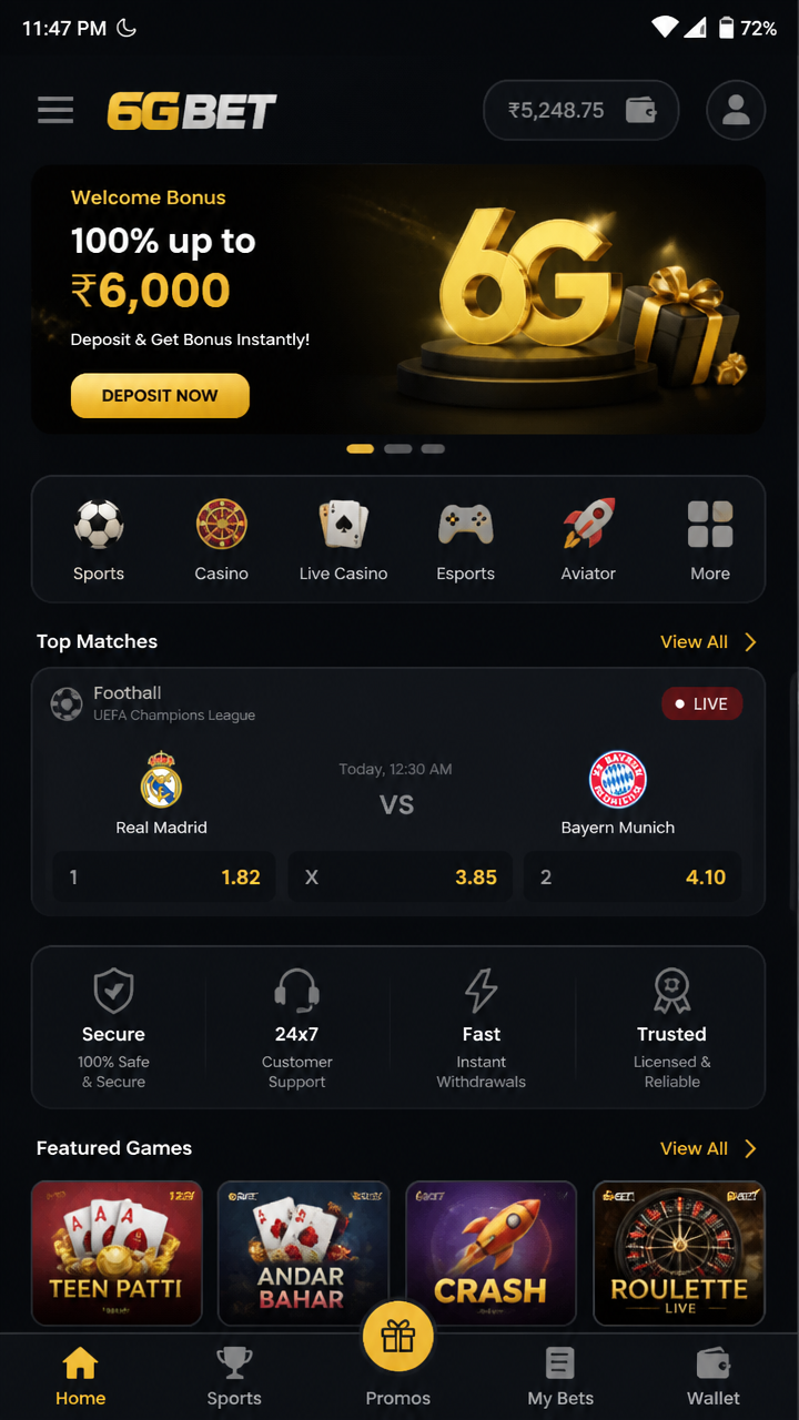 6gbet screenshot
