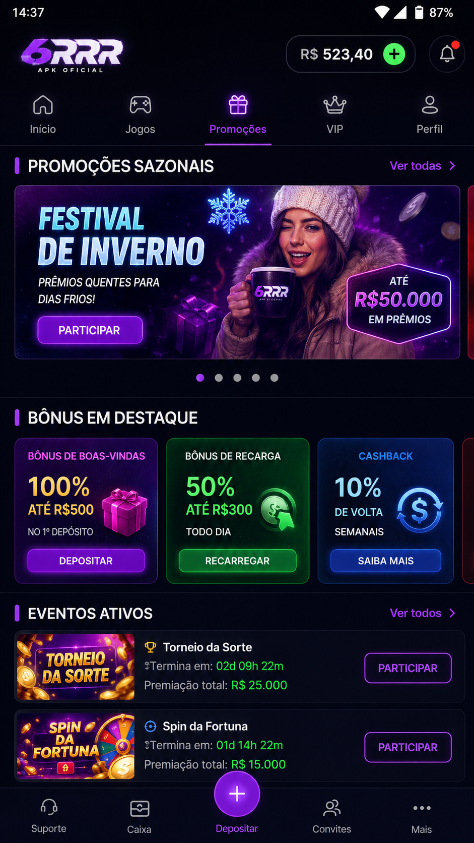 6rrr captura de tela Android